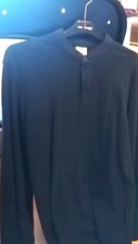 CELIO, pull homme taille M, bleu marine, col rond