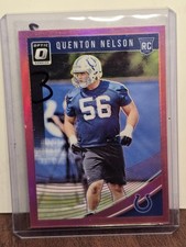 Quenton Nelson 2018 Panini Donruss Optic Pink Prizm Rookie #101 Colts
