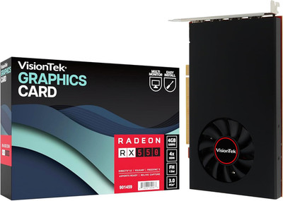 Visiontek Radeon Rx 550 4GB GDDR5   4K Resolution Support Graphics Card   X4 HDM