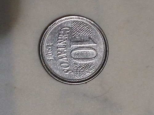 Brasilien 1994 10 Centavos Münze Edelstahl zirkuliert ungradiert - Bild 5 von 12