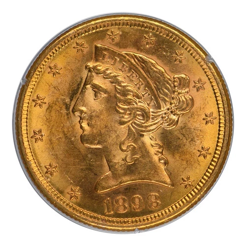 1898-S Liberty Half Eagle — photo from the most recent tracked eBay sale
