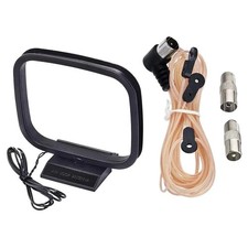 Antenna dipolo FM da interno AM Loop per ricevitore stereo domestico e dispositivi BT