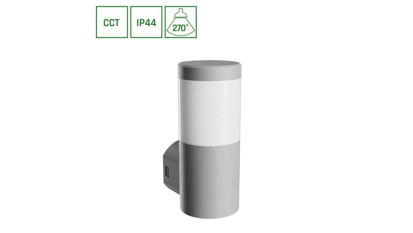 5904433194532 STELLA COLUMN WALL GU10 6W CCT 230V 270ST IP44 IK08 100X120X245MM 7390₽