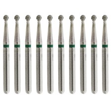 Dental Diamond Bur Round FG 801/014C Coarse Burs Ball BR High Speed Burr 10Pc/PK