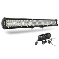 LED Light Bar Spot Flood Combo Tri-Row Driving 22 Inch Triple-Row Straight