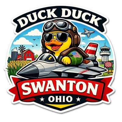 #ad Duck Duck Swanton Ohio Sticker Set – Decorative Vinyl Duck Decals 6 Pack $9.99