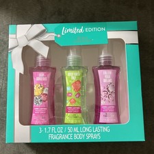 Body Fantasies Fragrance Body Spray Gift Set, Limited Edition, 3 Piece New