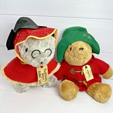 Vintage Paddington Bear  AUNT LUCY Plush 13" Stuffed Animals Darkest Peru