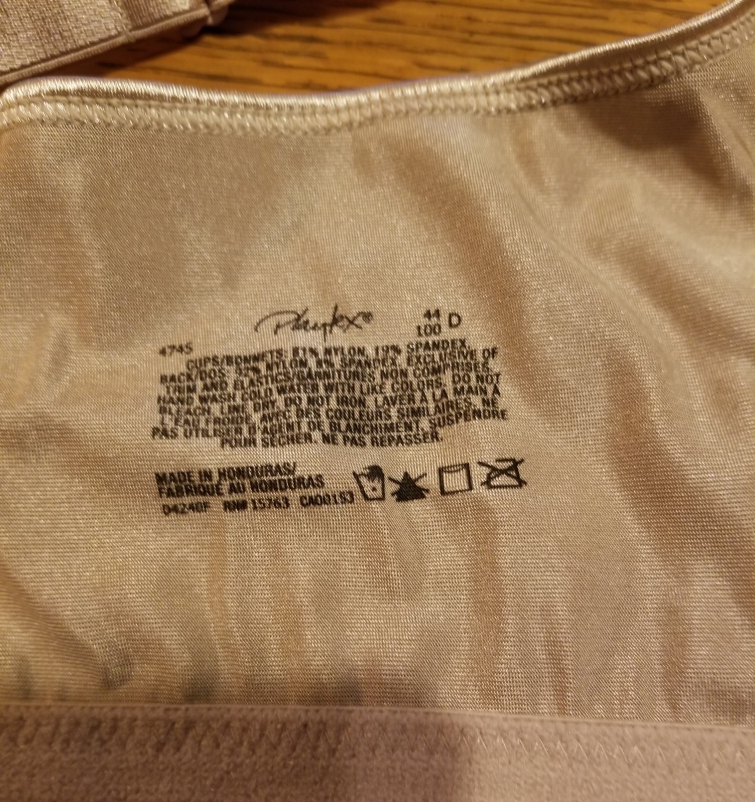 Three Different Colored Beige Playtex Bras - 44D … - image 5