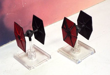 Star Wars X-Wing Miniatures Game TIE Fighter Set 3D-Printed, Painted 