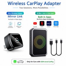 LAMTTO Wireless CarPlay AI box Android Auto Adapter Converter Netflix,YouTube US