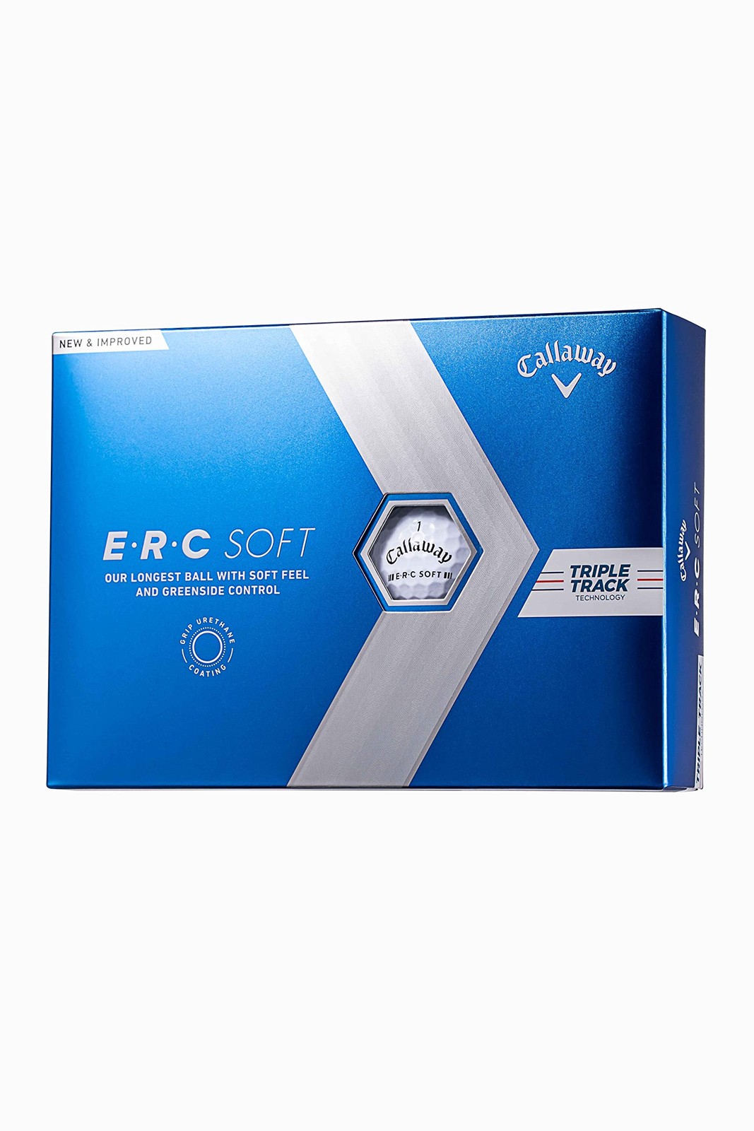 Callaway Golf ball ERC Soft 2023 Triple Track 1 Dozen (12 balls) 3 piece White