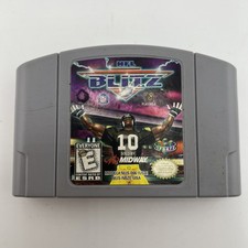 NFL Blitz (Nintendo 64 N64, 1998) Authentic Cartridge Only Good Condition
