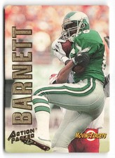 1993 Action Packed #MT1 Fred Barnett Moving Targets Philadelphia Eagles