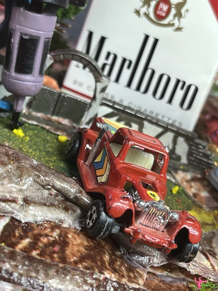 Camioneta Ford Zylmex D18 roja diecast 1:64 usada excelente estado HK Foto 4 de 4