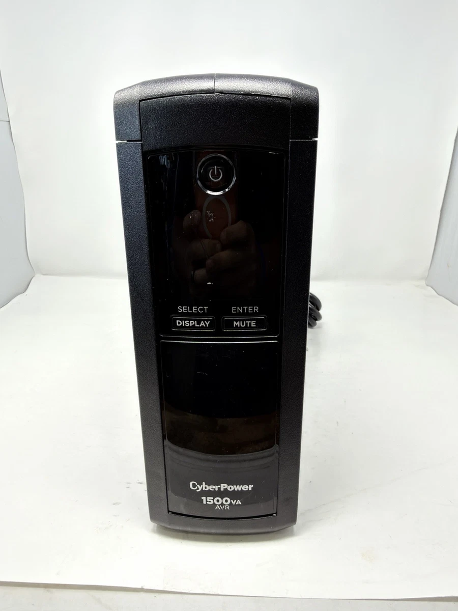 CyberPower CP1500AVRLCDa Intelligent LCD UPS System 1500VA 900W 12-Outlet