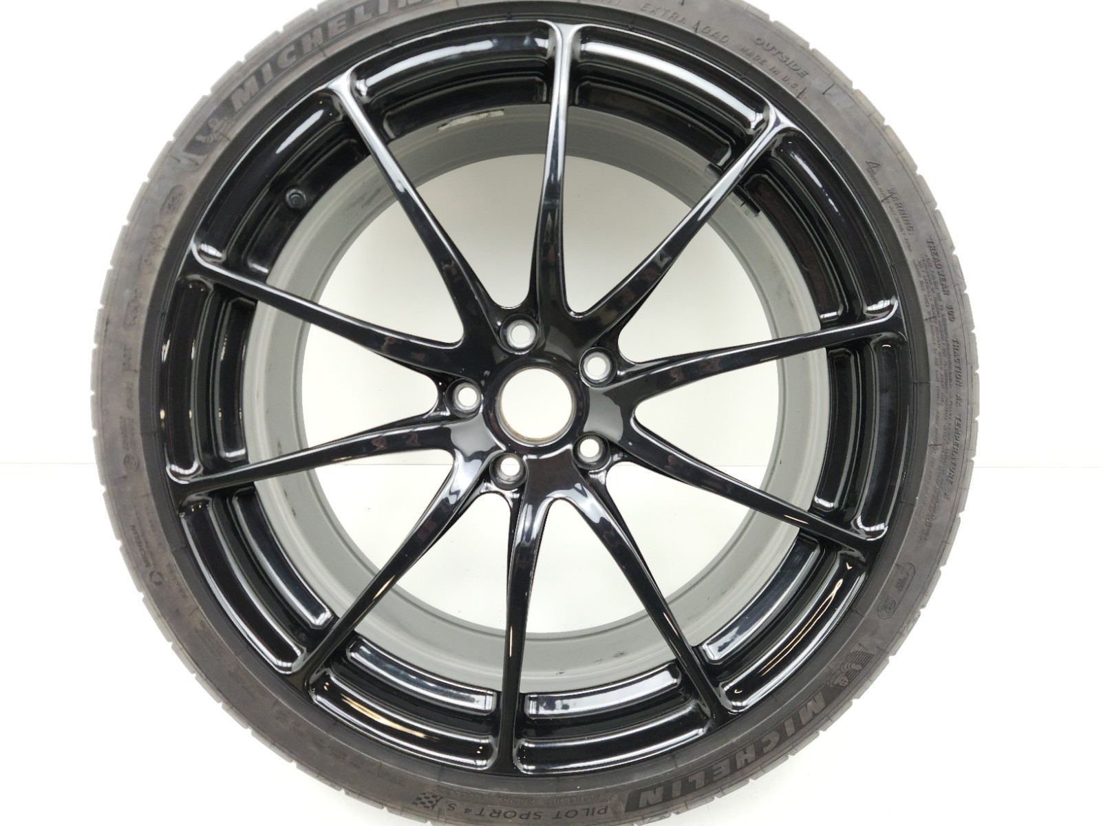 2015-2017 MCLAREN 675LT FRONT ULTRA LIGHT 10 SPOKE RIM WHEEL TIRE OEM 11B1647RP