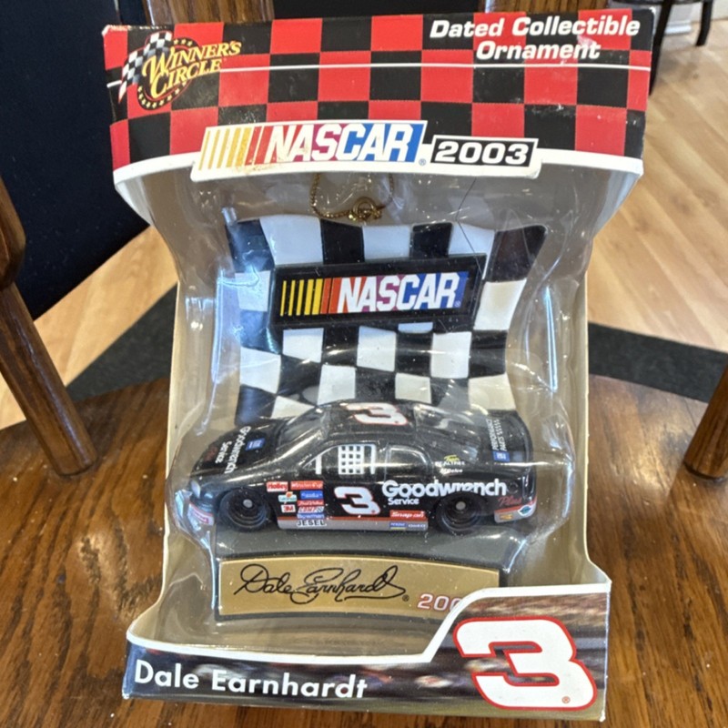 Winner's Circle NASCAR Dale Earnhardt #3 Goodwrench Car 2003 Dated Ornament