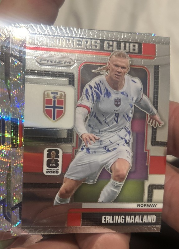 2026 Panini Prizm Fifa World Cup - Scorers Club Erling Haaland #13 Silver Prizm