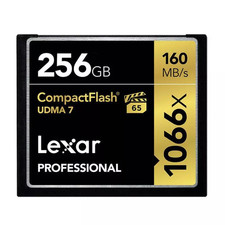 256GB 1066X Compact Flash CF Memory Card UDMA7 Lexar For Camera
