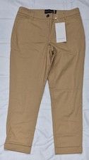 Wildfang The Essential Trouser Pants Crop Full Length Camel Women's Size 6 NWT