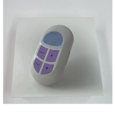 Mymini-01 Portable Handheld TENS Unit Pulse Massager USB/Battery White/Purple