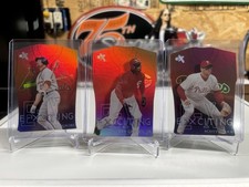 Fleer 2000 SkyBox E-X E-Xciting Insert 3 Card Lot McGwire Griffey Rolen