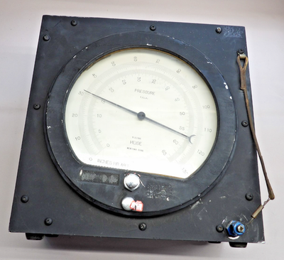 #ad #ad Large Vintage Heise Model H 22785 Pressure Pressure Gauge 0 65 PSI $95.00