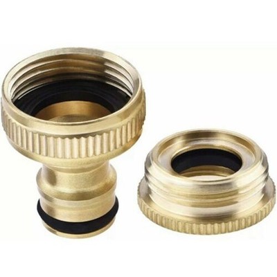 2022 Brandneu Water Pipe Connector Fitting-Adapter Gold HOSE Wasserhahn