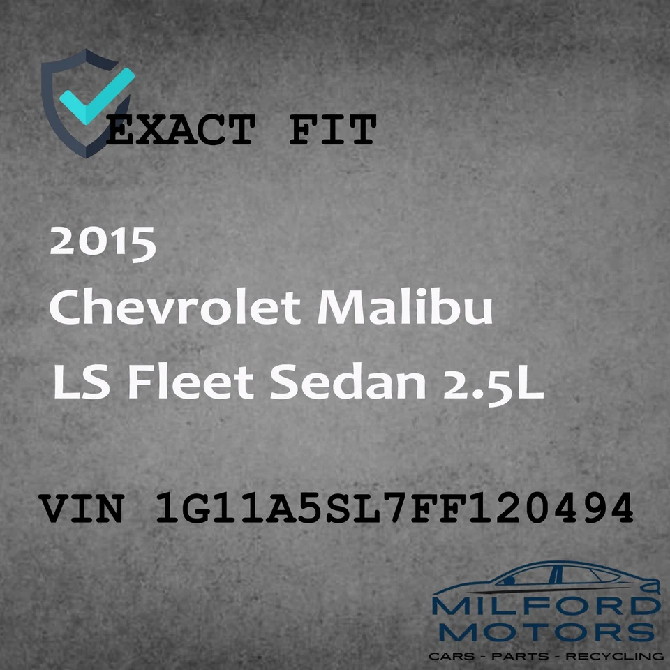 Black Semi Automatic Temperature Control Fits 14-2016 Chevy Malibu LS Fleet 2.5L - Image 4 of 4