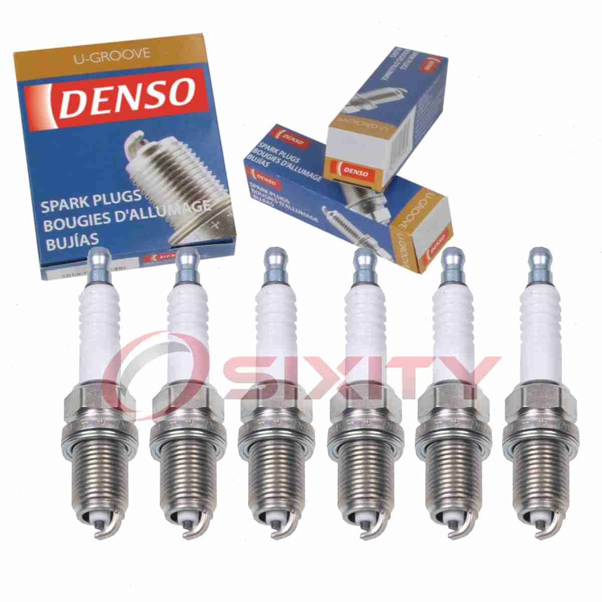 6 pc DENSO 5016 Standard U-Groove Spark Plugs for Q16PR-U11 98079-551-58 nl