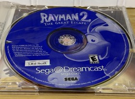 Rayman 2: The Great Escape (Sega Dreamcast, 2000) - No Manual, Tested & Working!
