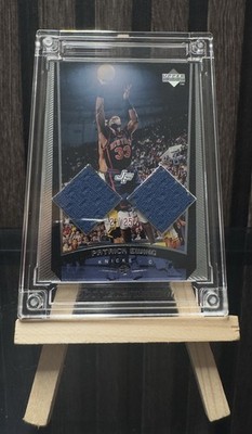 Patrick Ewing Game Worn Jersey Patch 2/25 1986-87 New York Knicks HOF