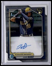 2024 Bowman Chrome #CPA-JBA Juan Baez Prospect Autographs