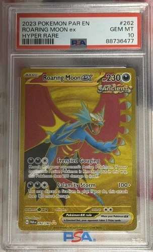 Roaring Moon 262/182 PSA 10 Hyper Rare From Paradox Rift
