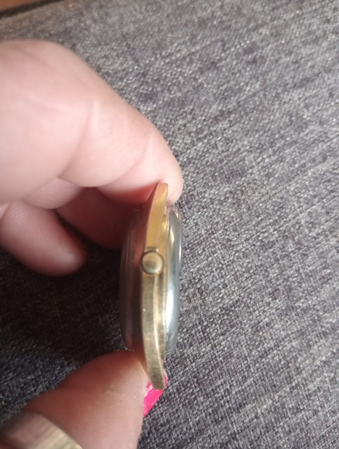 Stellaris Electronic Transistorized Date 37mm Wat… - image 3