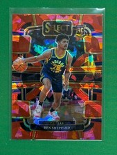 2023-24 Panini Select Red Cracked Ice Prizms Parallel #94 Ben Sheppard RC