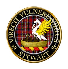 Stewart Scottish Clan Pin Badge