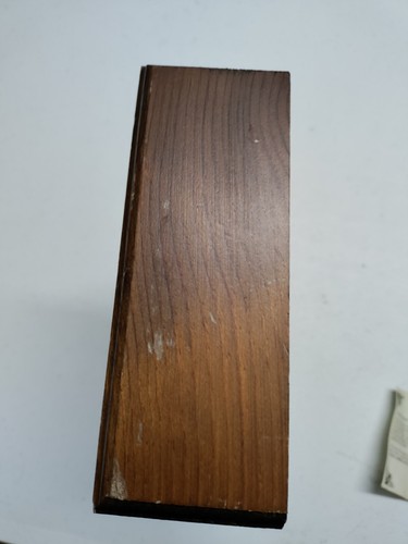 Vintage Wheatland Crafts Inc. Holz Tisch Schreibtischuhr. Läuft hält die Zeit mit Akku - Bild 5 von 12
