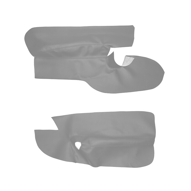 2/3-DOOR Gray Leather Door Armrest Panel Lid Cover For VW Golf MK5 05-10 4pcs thumbnail 2