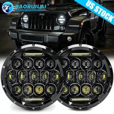 Pair 7inch Drl Led Headlight Hilo Halo Ring Drl For Jeep Wrangler Cj Jk Tj Lj Pair 7inch Drl Led Headlight Hilo Halo Ring Drl For Jeep Wrangler Cj Jk Tj Lj
