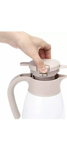 Stainless Steel Thermal Coffee Carafe With Lid/Double Walled Vacuum Thermos 12 - Picture 2 of 7