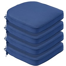 Outdoor U-Shape Chair Cushion Seat Pad with T...