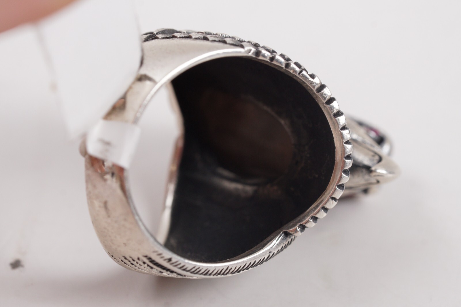 Handmade Special Eagle Ruby Stone Ring 925 Sterli… - image 4