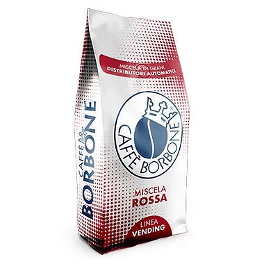 Caffè Borbone In Grani Caffè Borbone Miscela Rossa In Grani - Confezione Da 6 Kg, Gusto Intenso E Avvolgente Caffe Barbaro Cialde - Foto 2