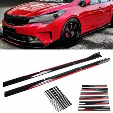 Gloss Side Skirts Splitter Extension Rocker Panel For Kia Forte Koup Forte5 Gloss Side Skirts Splitter Extension Rocker Panel For Kia Forte Koup Forte5