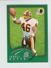 2002 Topps #338 Ladell Betts rookie card, Iowa Hawkeyes legend