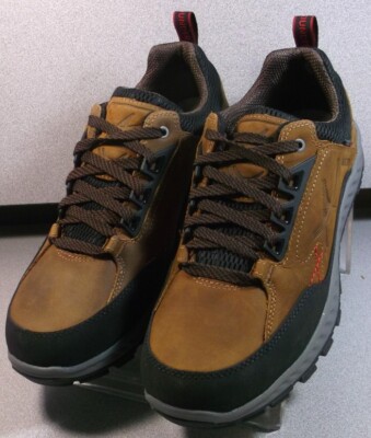 UNITED-TEX MARSP70 MENS SHOE 8 M TAN/BLACK NUBUCK LACE UP ALLROUNDER BY MEPHISTO