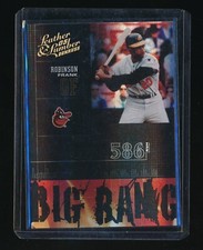 FRANK ROBINSON 2005 LEATHER AND LUMBER BIG BANG BAT #/100 *BALTIMORE ORIOLES*
