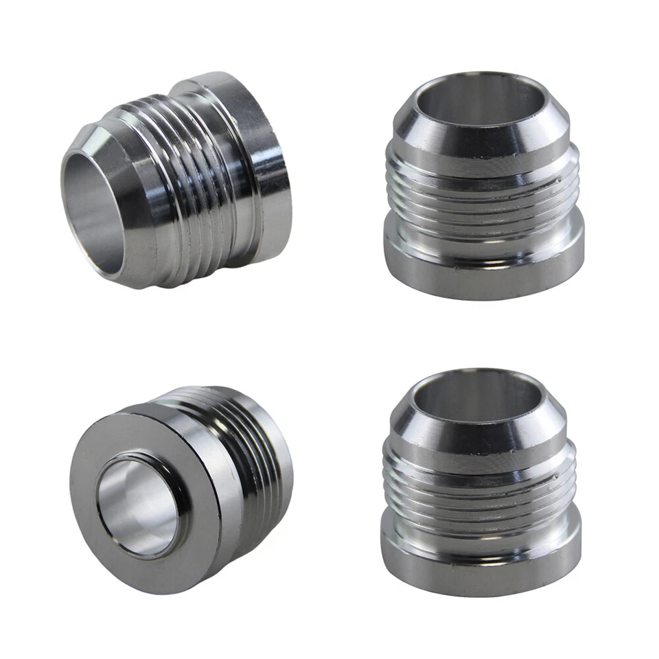 4PCS AN16 1'5/16"-12 Male Adapter Weld Bung Nitrous Hose Fitting Tank Cell Water - Imagem 4 de 4